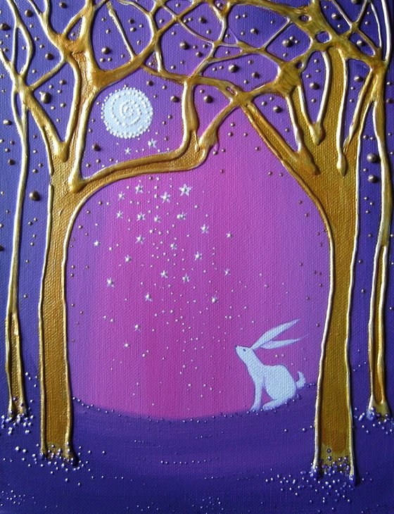 Moongazing hare