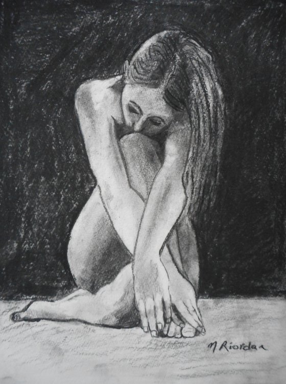 NUDE charcoal sketch no. 1