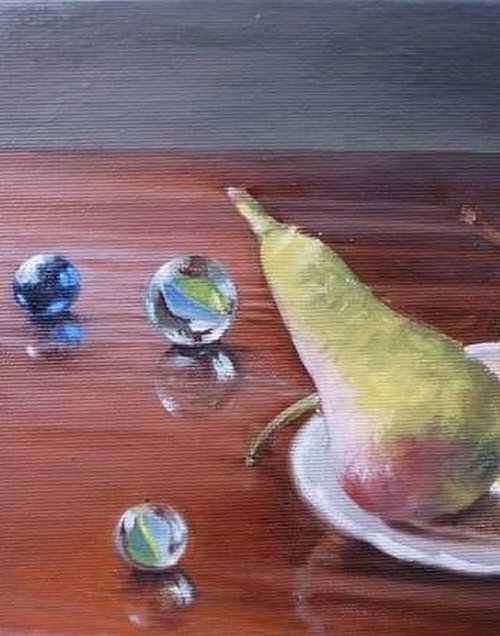 Marbles and pears by Dragana Simić