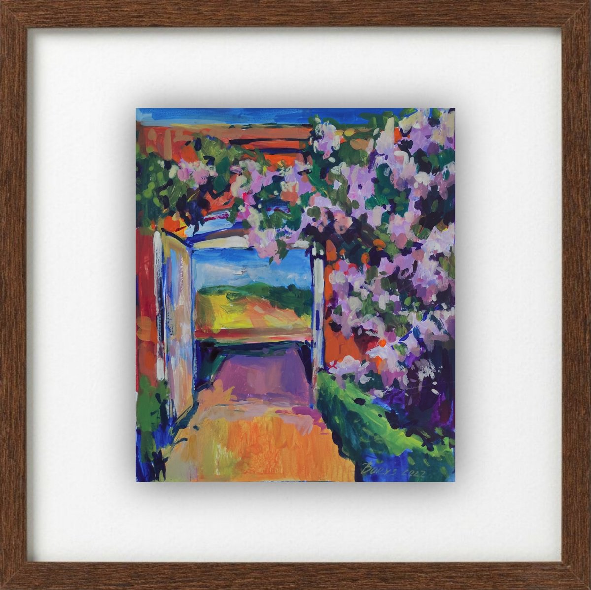 Garden. Colours of memories - original artwork, painting by Tetiana Borys