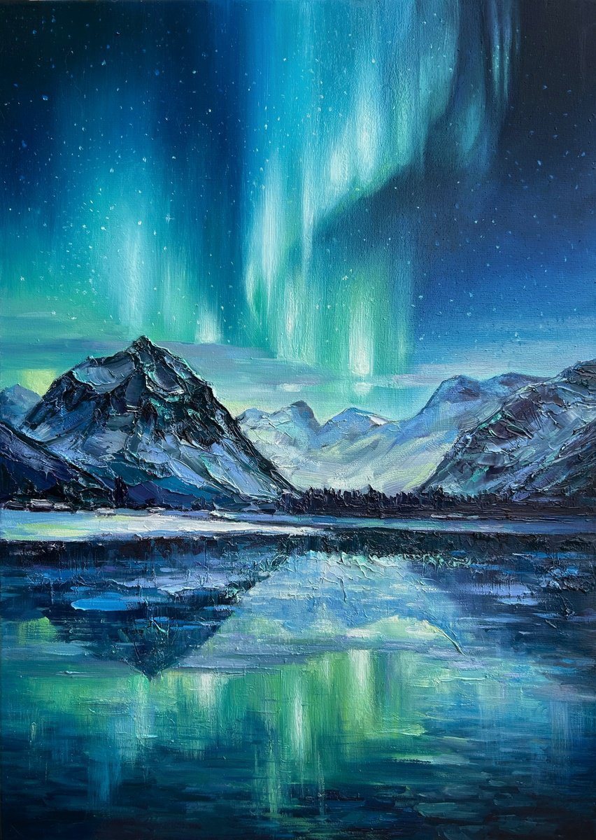Northern Reflection By Artem Grunyka, 20 X 28, Artwork For Sale On Artfinder