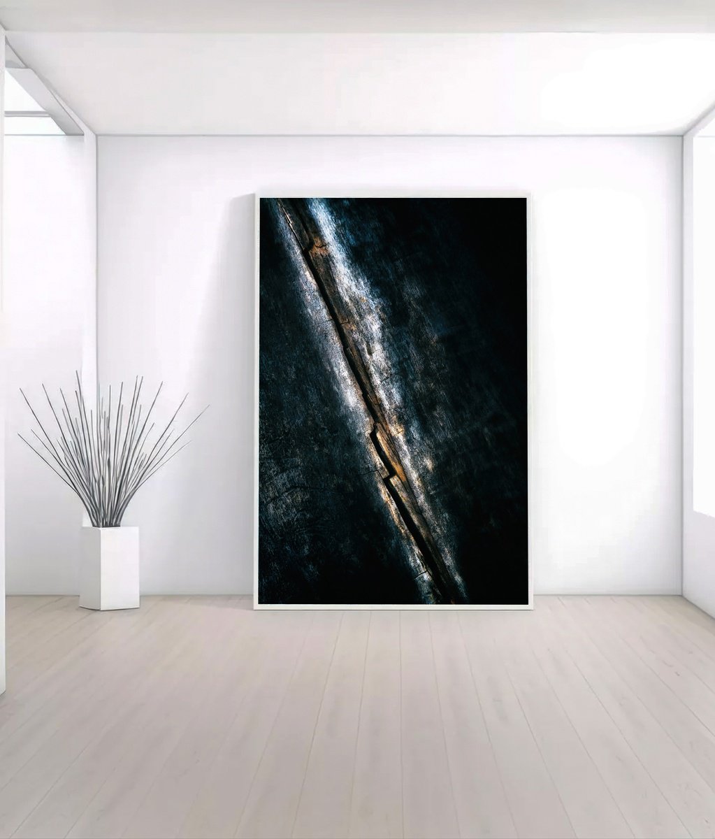 Abstract Botanical Photograph By Karim Carella, 31 X 45", Lifeblood #31, Original Artwork