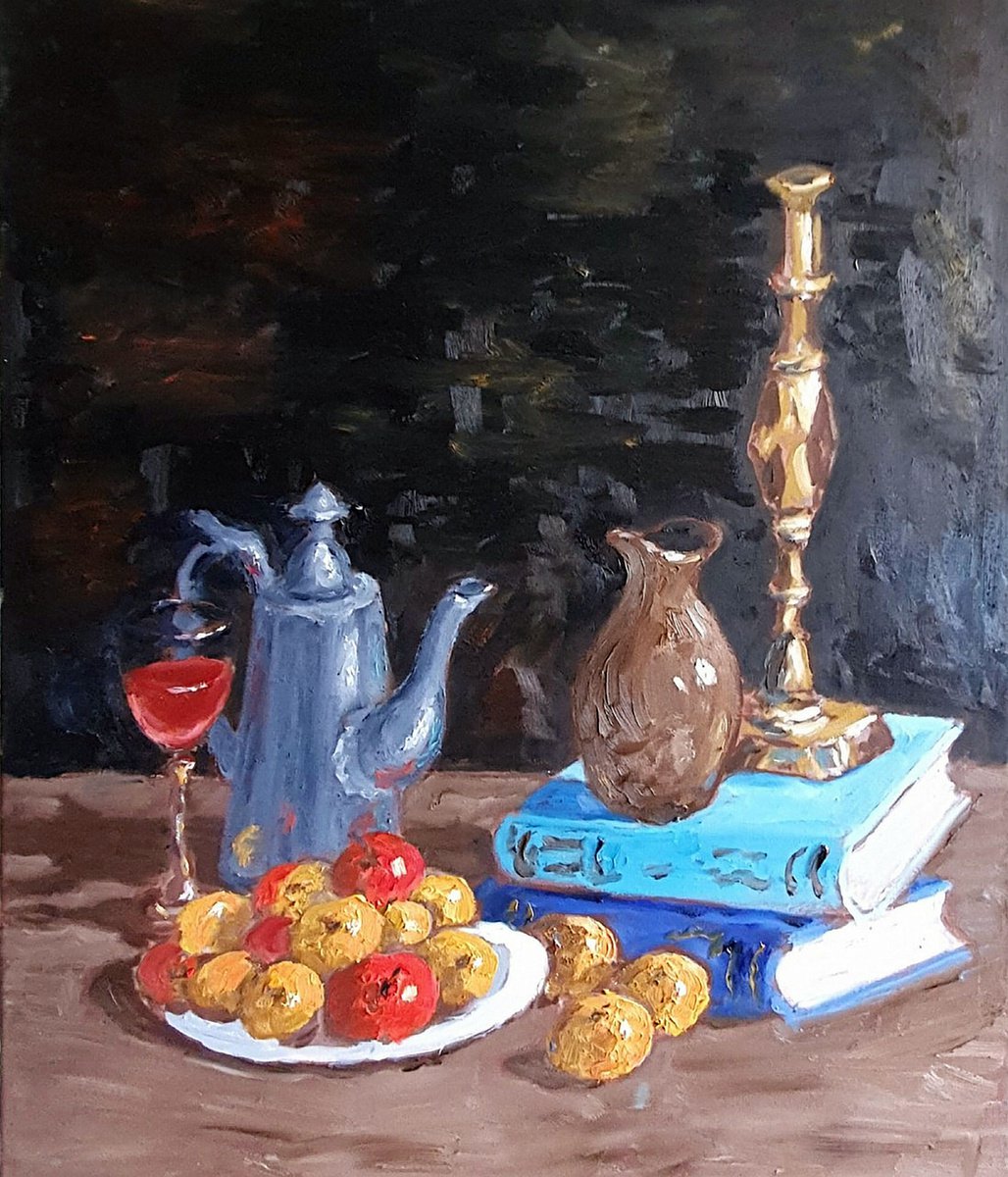 Oil Painting , Still Life Xliv By Colin Ross Jack, 20 X 24, Artwork For Sale On Artfinder