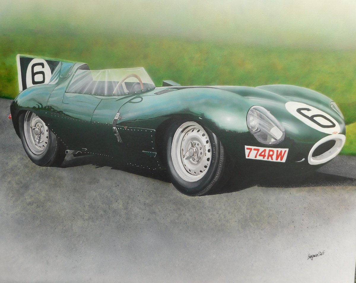 Jaguar D-Type by Benjamin Self