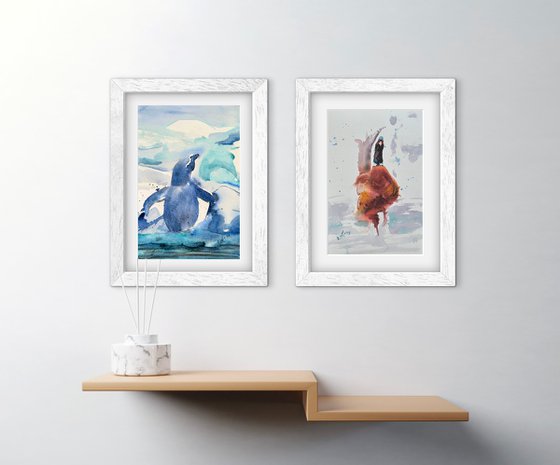 Birds: Penguin and Pheasant