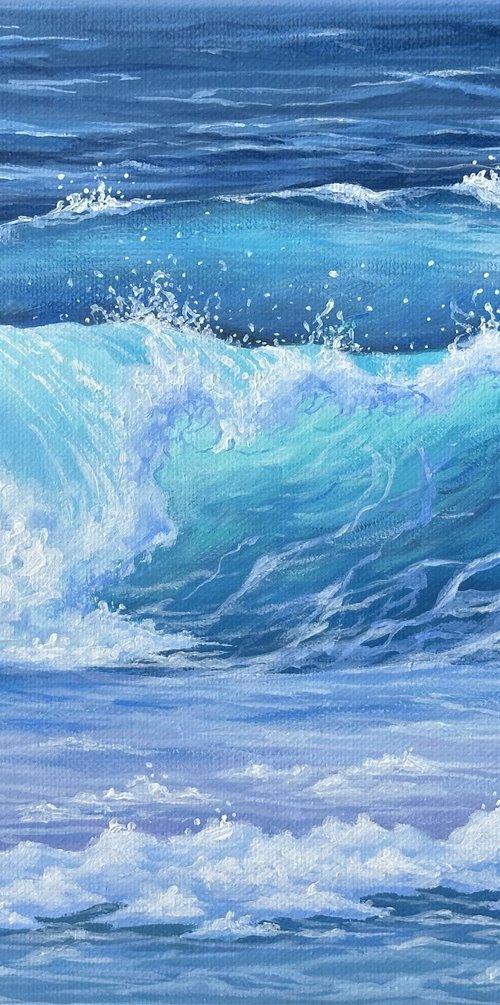 Explosion of Blue by Inna Martynenko