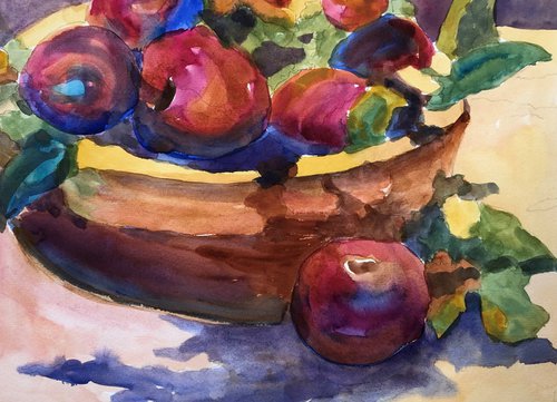 Study of Apples by Bronwen Jones