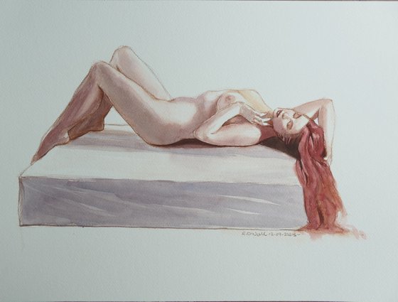 Reclining female nude