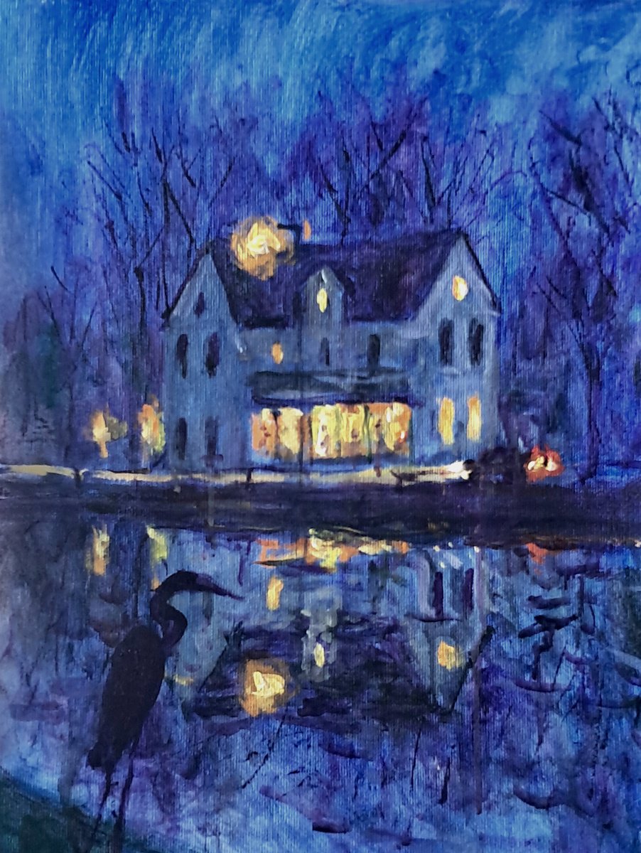  Twilight Party By Dimitris Voyiazoglou, 17 X 20, Artwork For Sale On Artfinder
