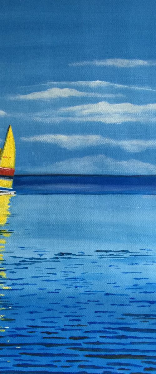 EVENING SAIL by MAGGIE  JUKES