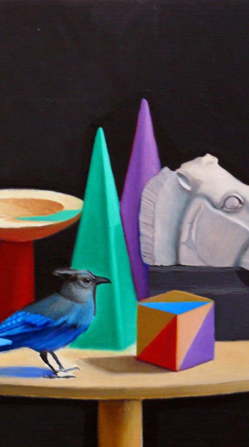 Still-Life With Bluebird by Paul Rossi