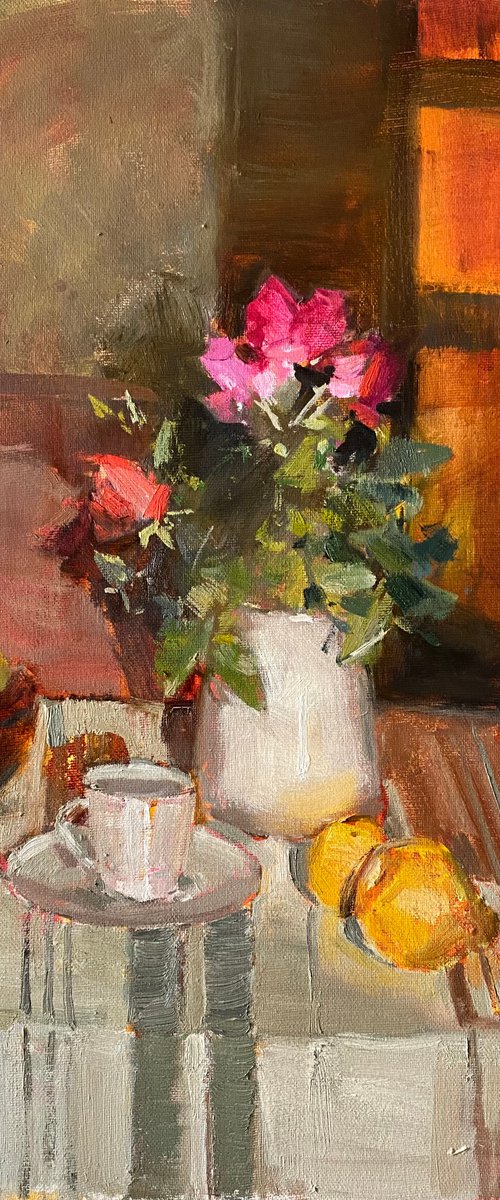 Evening at home by Nataliia Nosyk
