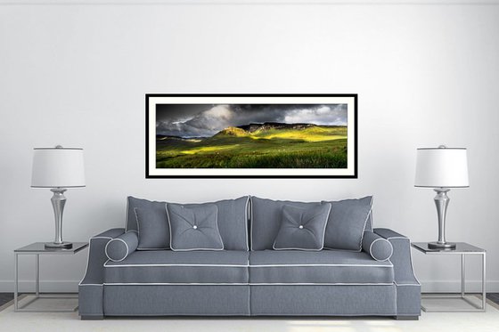 Trotternish Summer Greens - Panorama  Isle of Skye, Scottish Highlands