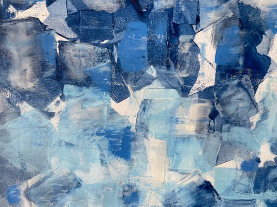 Abstraction in Blue and White