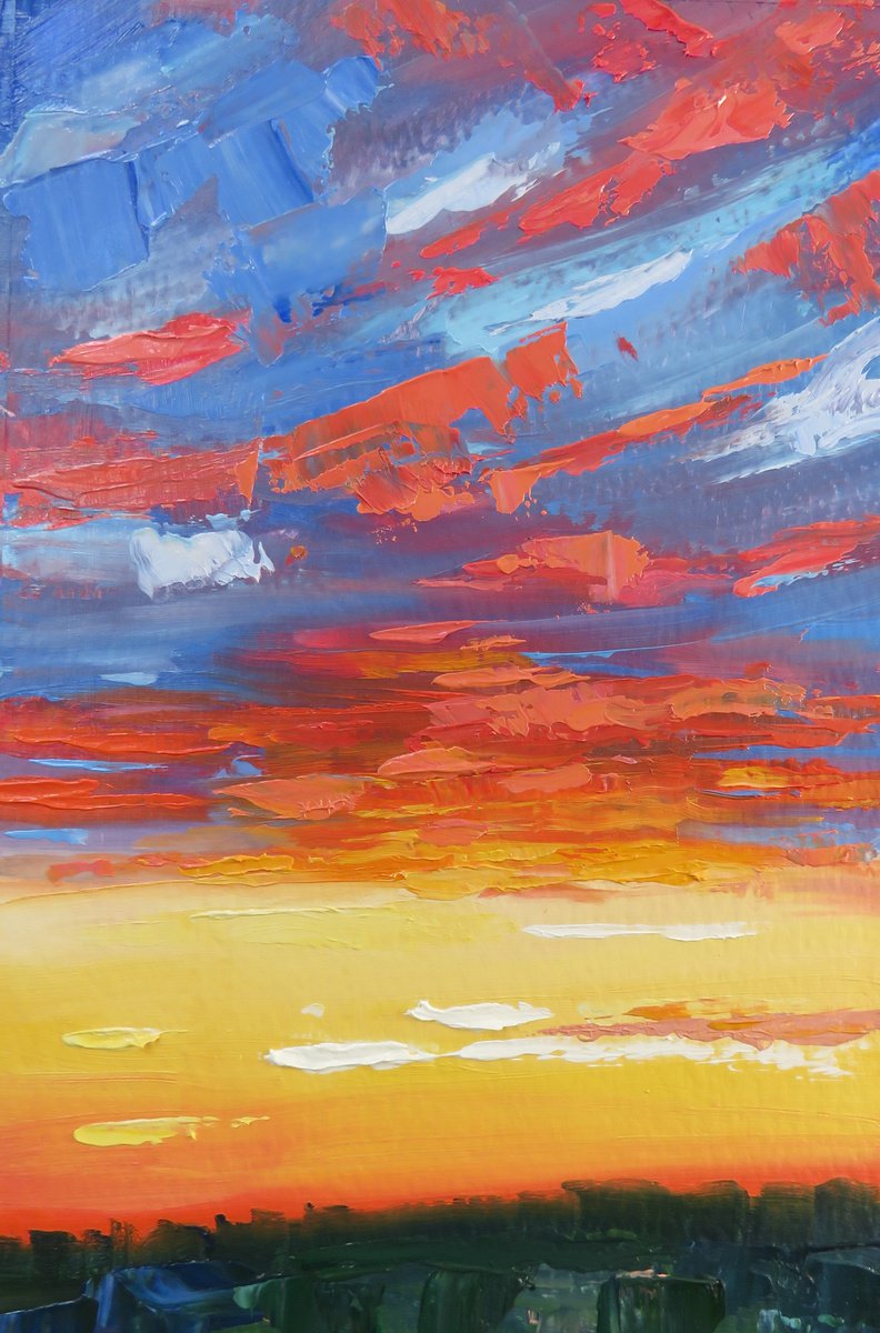Red Sunset by Kerry Lisa Davies