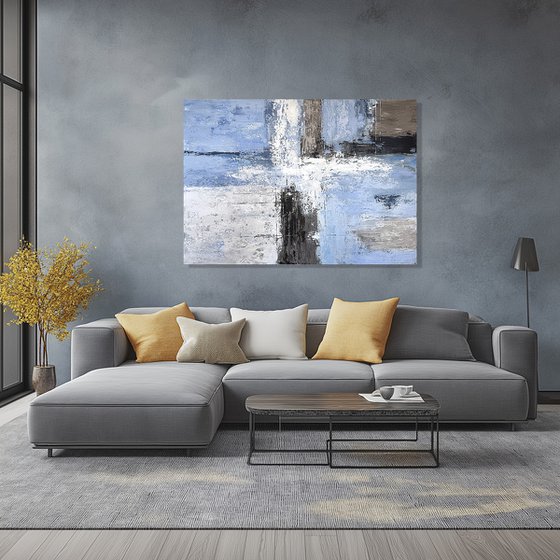 Still Point of Light. cool blue textures