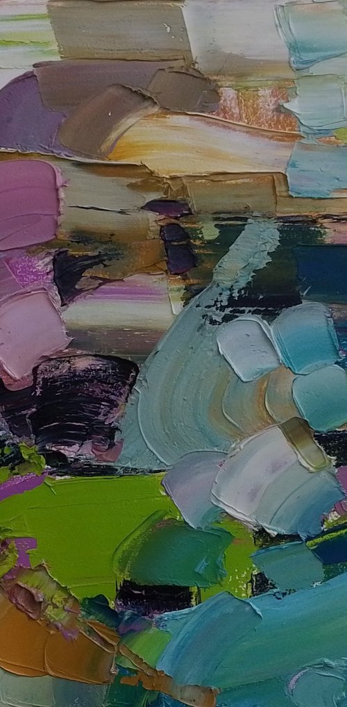 Abstract landscape by Valentyna Sokolovska