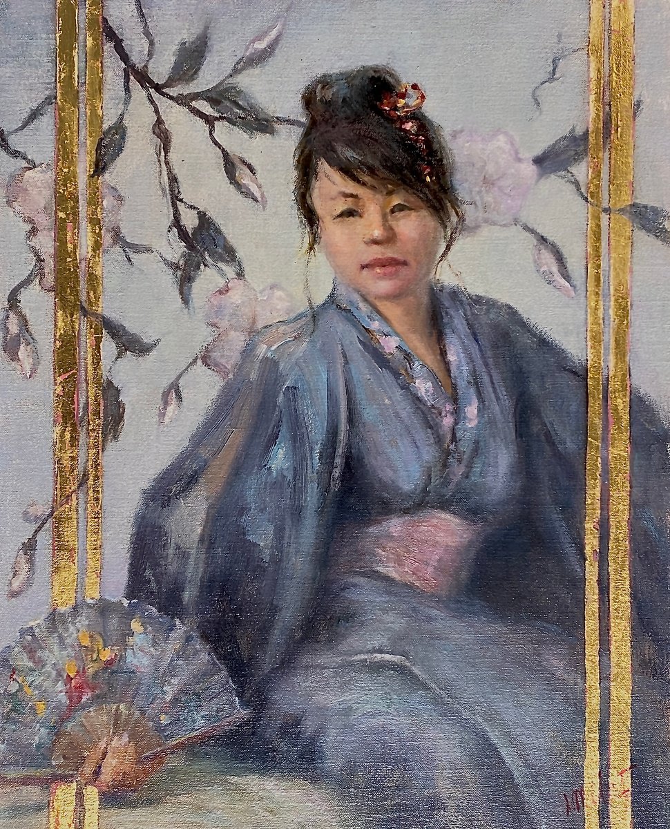 The Buddha Fan By Irina Kirienko-Milton, 16 X 20, Artwork For Sale On Artfinder