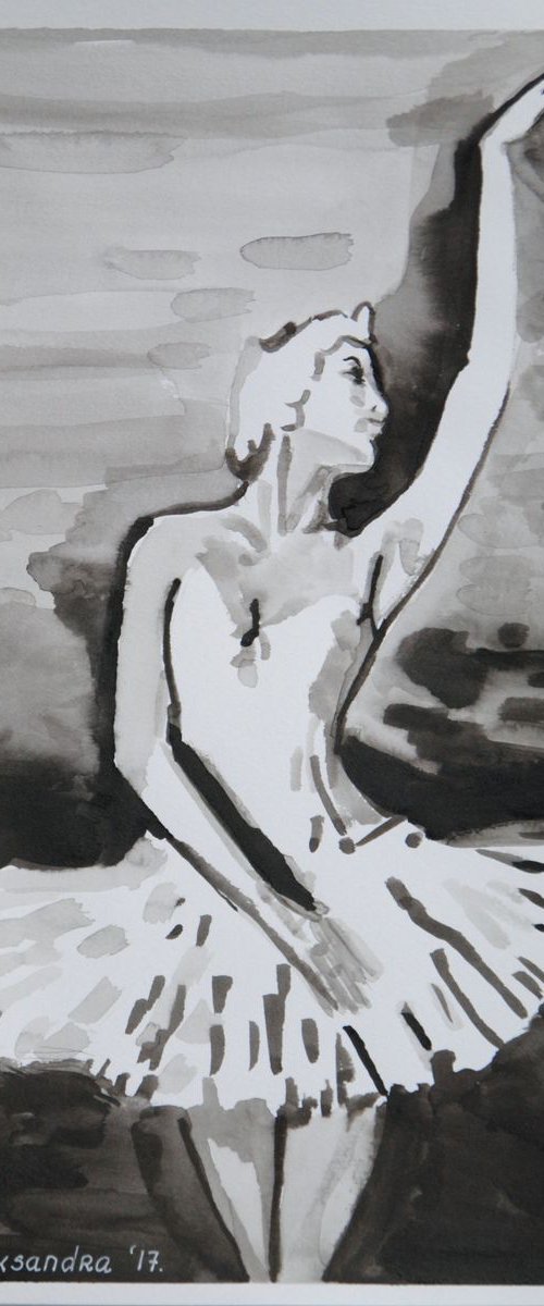 Ballerina #24  / 28.3 x 20.8 cm by Alexandra Djokic