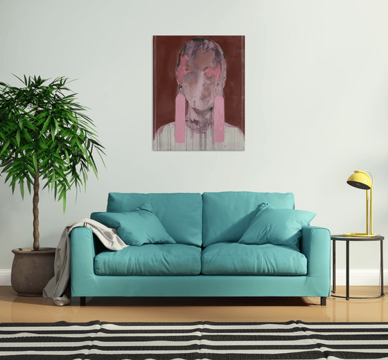 Contemporary abstract portrait