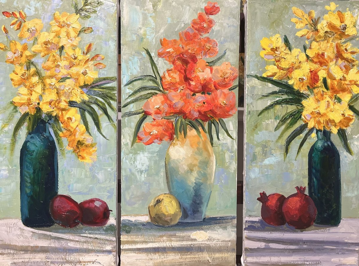 Lush Harmony By Gulshaba Abbasova, 16 X 31, Artwork For Sale On Artfinder
