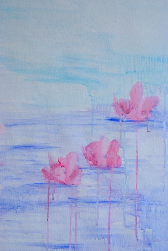 Lilies in Morning Light