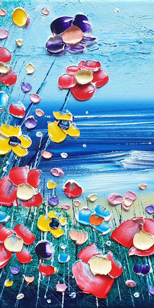 "Our Beach & Flowers in Love" by Phil Broad