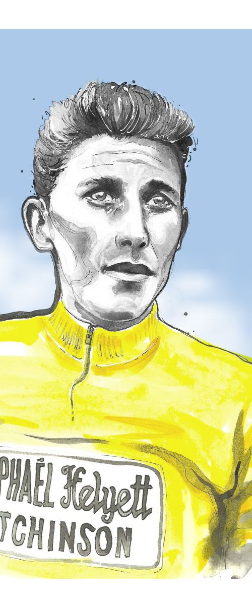 Jacques Anquetil (Monsieur Chrono) by Richard Long