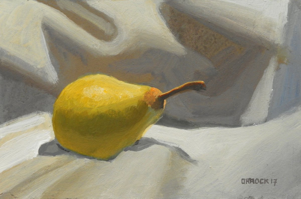 A single Pear by Peter Orrock