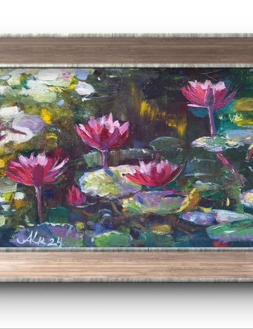 Water Lilies by Ann Krasikova