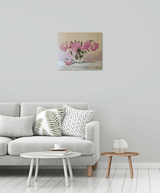 Peonie rosa