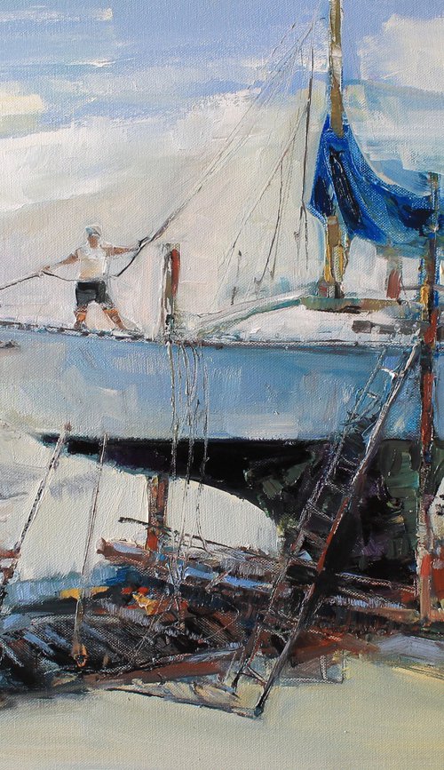 Under the Mast by Henadzy Havartsou