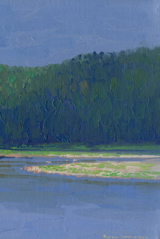 Boats at the Chusovaya River