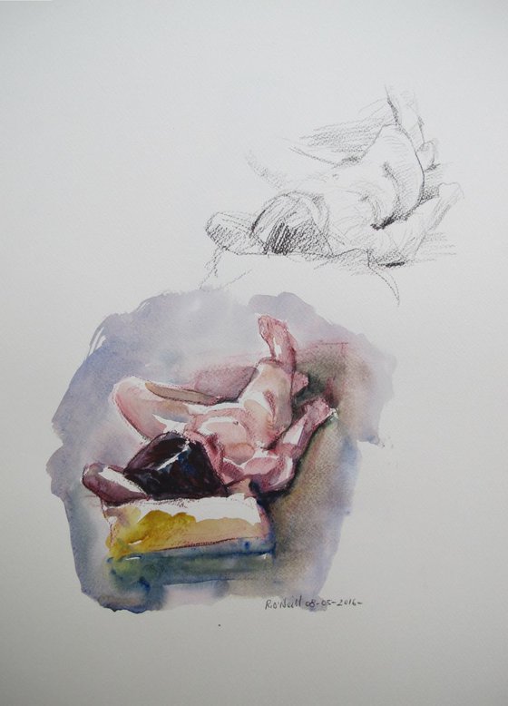 reclining female nude