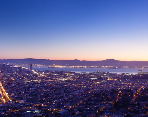 San Francisco by night by Robert Houser