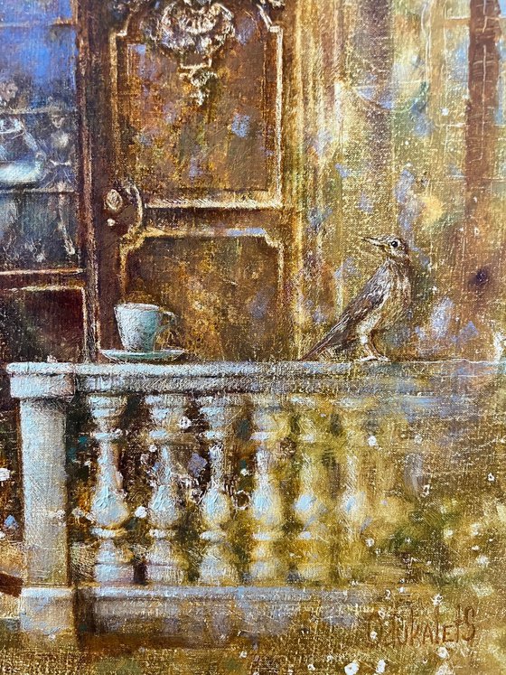 French Café Chocolate Shop