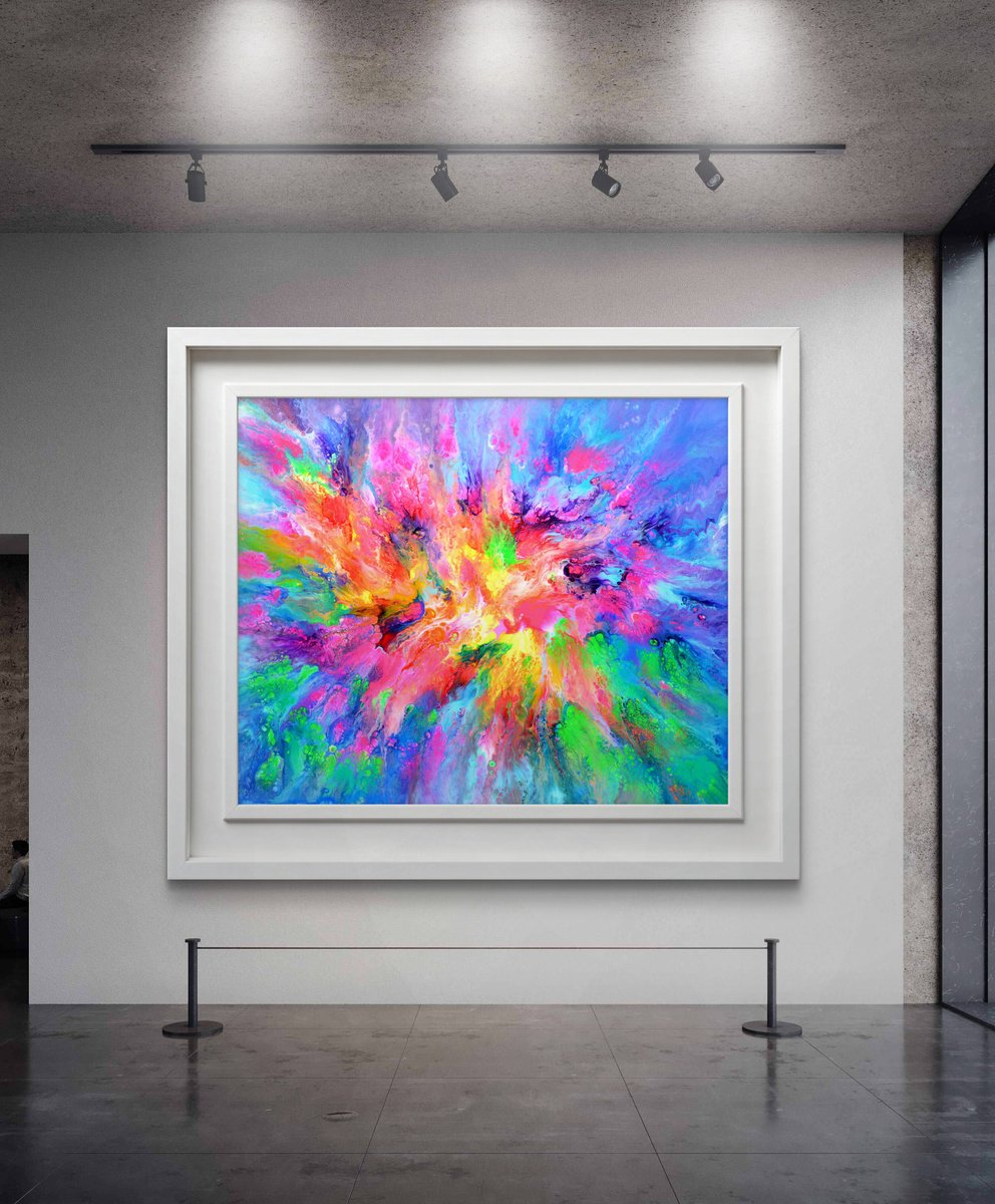 Flowing Energy 49 By Soos Tiberiu, 54 X 46, Artwork For Sale On Artfinder