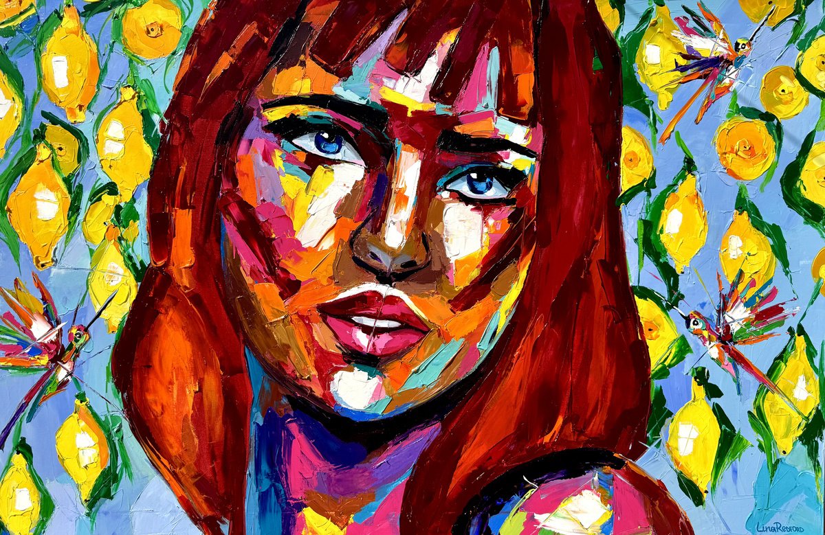 Fantasy Of The Flame By Lina Redford, 58 X 38, Artwork For Sale On Artfinder