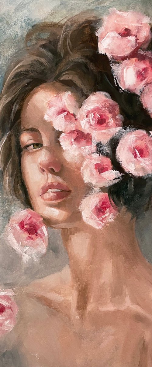 Portrait in Bloom by Maria Romano