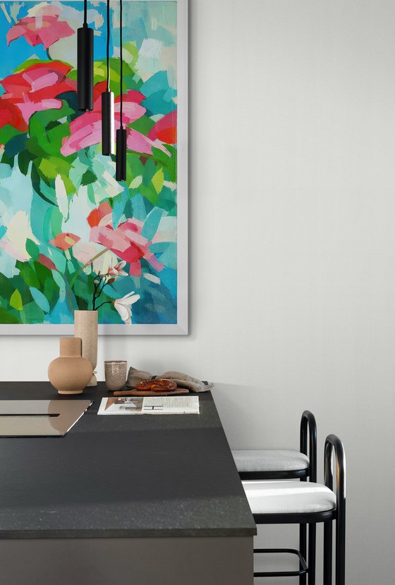 The rays touch the leaves №2