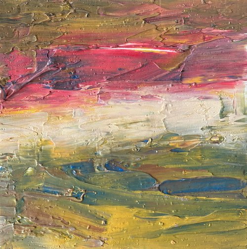 evening — contemporary textural landscape by ILDAR M. EXESALLE