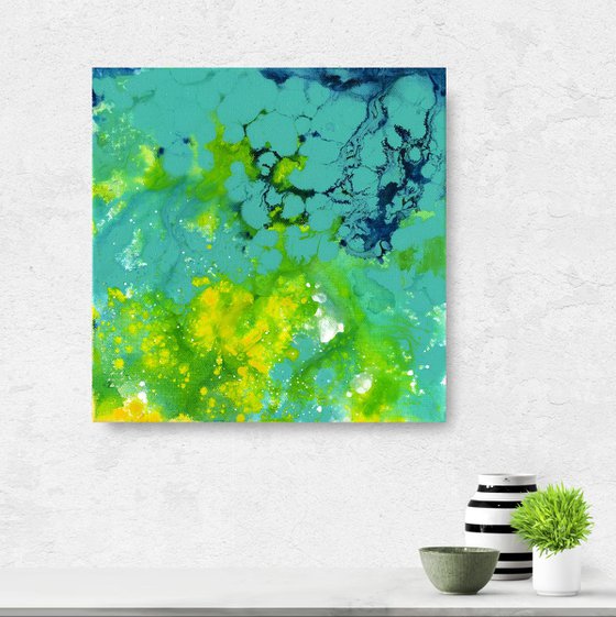 Blissful Serenity -  Minimal Abstract Painting  by Kathy Morton Stanion