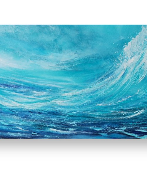 Pure Surf VI - seascape, surf by Mel Graham