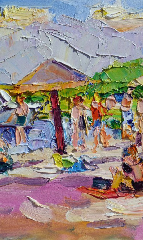 River beach (plein air) by Dima Braga