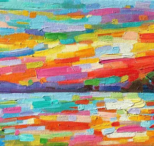 The beat at sunset by Vanya Georgieva