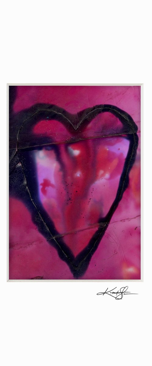 Heart 2020-1 -  Mixed Media Painting by Kathy Morton Stanion by Kathy Morton Stanion