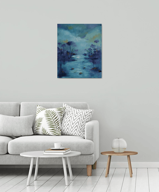 "The Bay of Silence" 60 x 73 cm