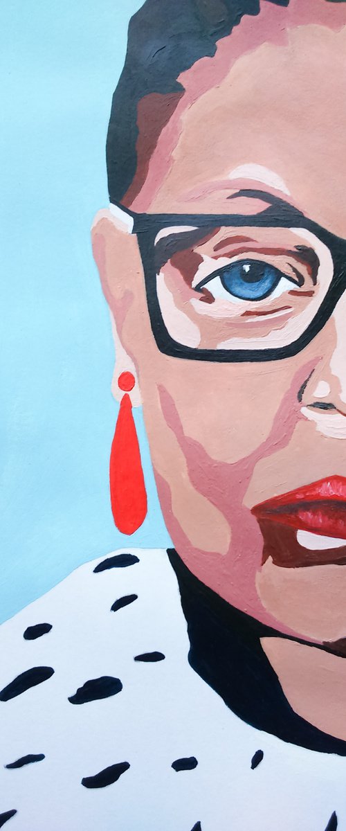 RUTH BADER GINSBURG by Christina Bilbili