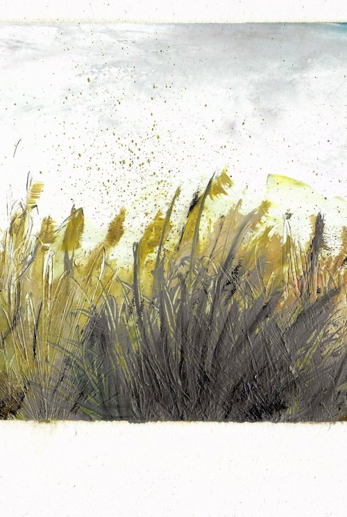 Landscape / Quiet Field II by Gozde Temiz Istanbul