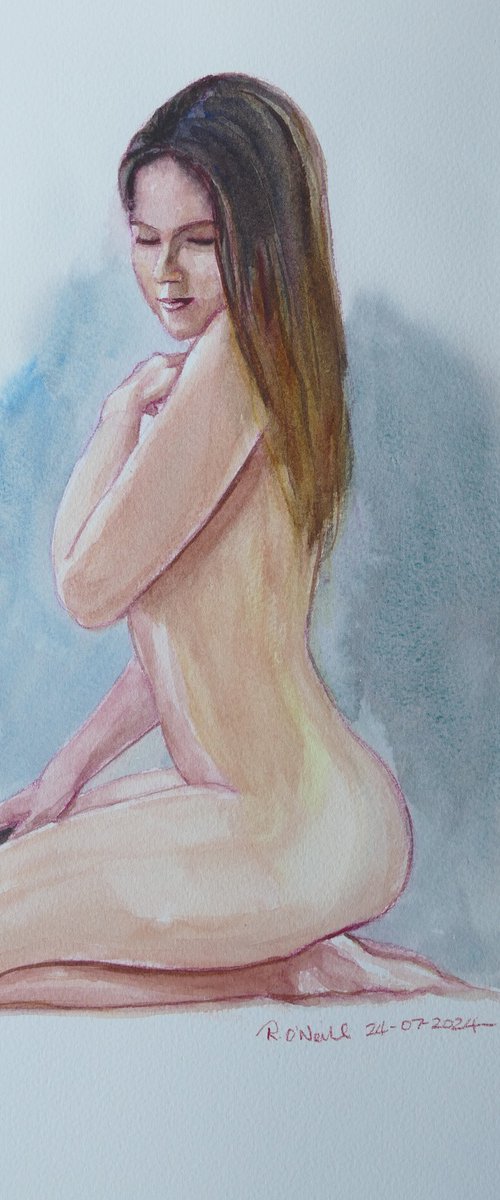 female nude kneeling by Rory O’Neill